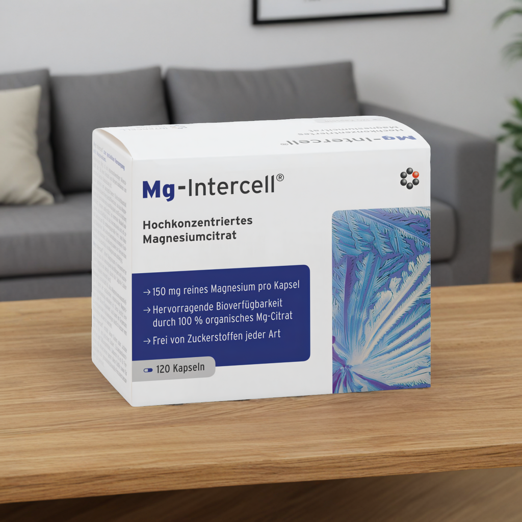 Mg Intercell Mitopharma - Cytrynian magnezu - 120 kapsułek