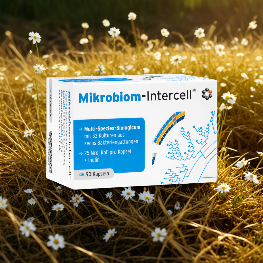 Mikrobiom Intercell Mitopharma - Probiotyki wspierające układ trawienny - 90 kapsułek