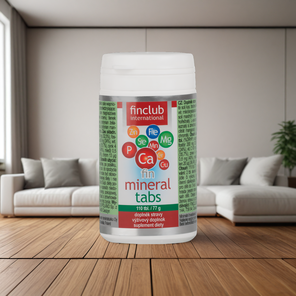 Mineraltabs Finclub - Źródło minerałów dla całej rodziny - 110 tabletek