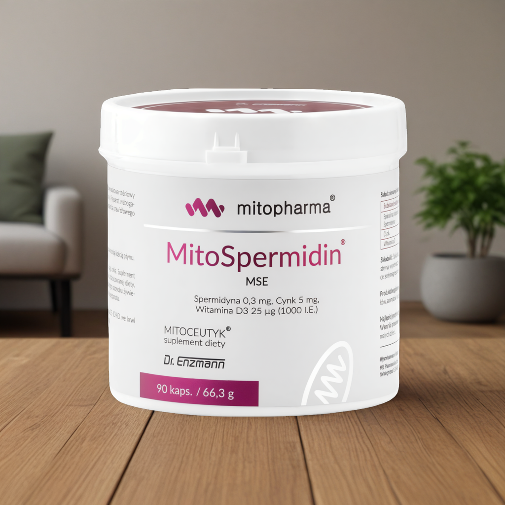MitoSpermidin Mitopharma - Wsparcie dla długowieczności - 90 kapsułek