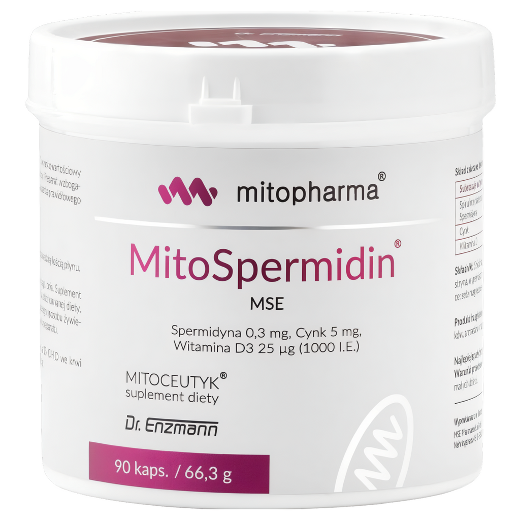 MitoSpermidin Mitopharma - Wsparcie dla długowieczności - 90 kapsułek