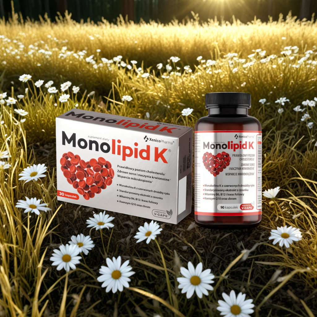 Monolipid K Xenico Pharma - Cholesterol w normie (Opakowanie: 30-kapsulek)