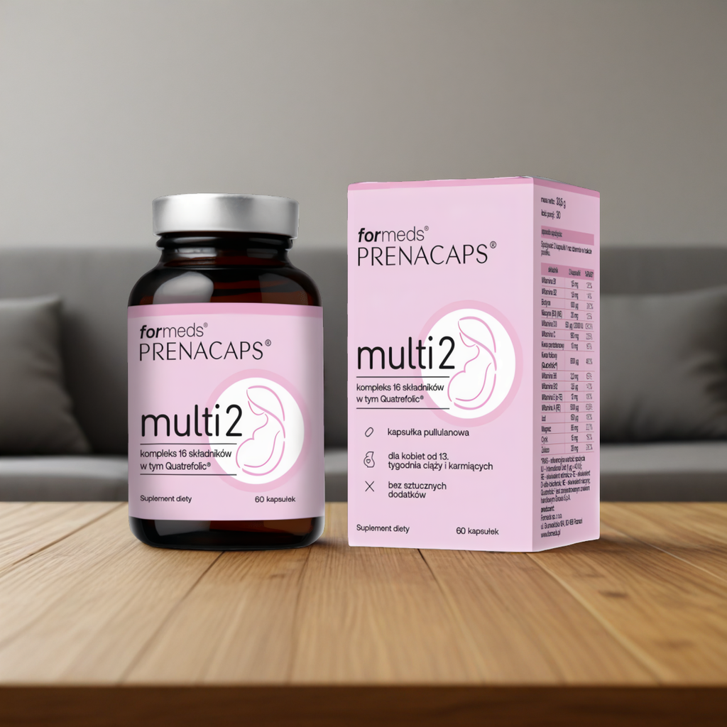 Multi 2 Formeds Prenacaps - Kompleks 16 składników aktywnych - 60 kapsułek