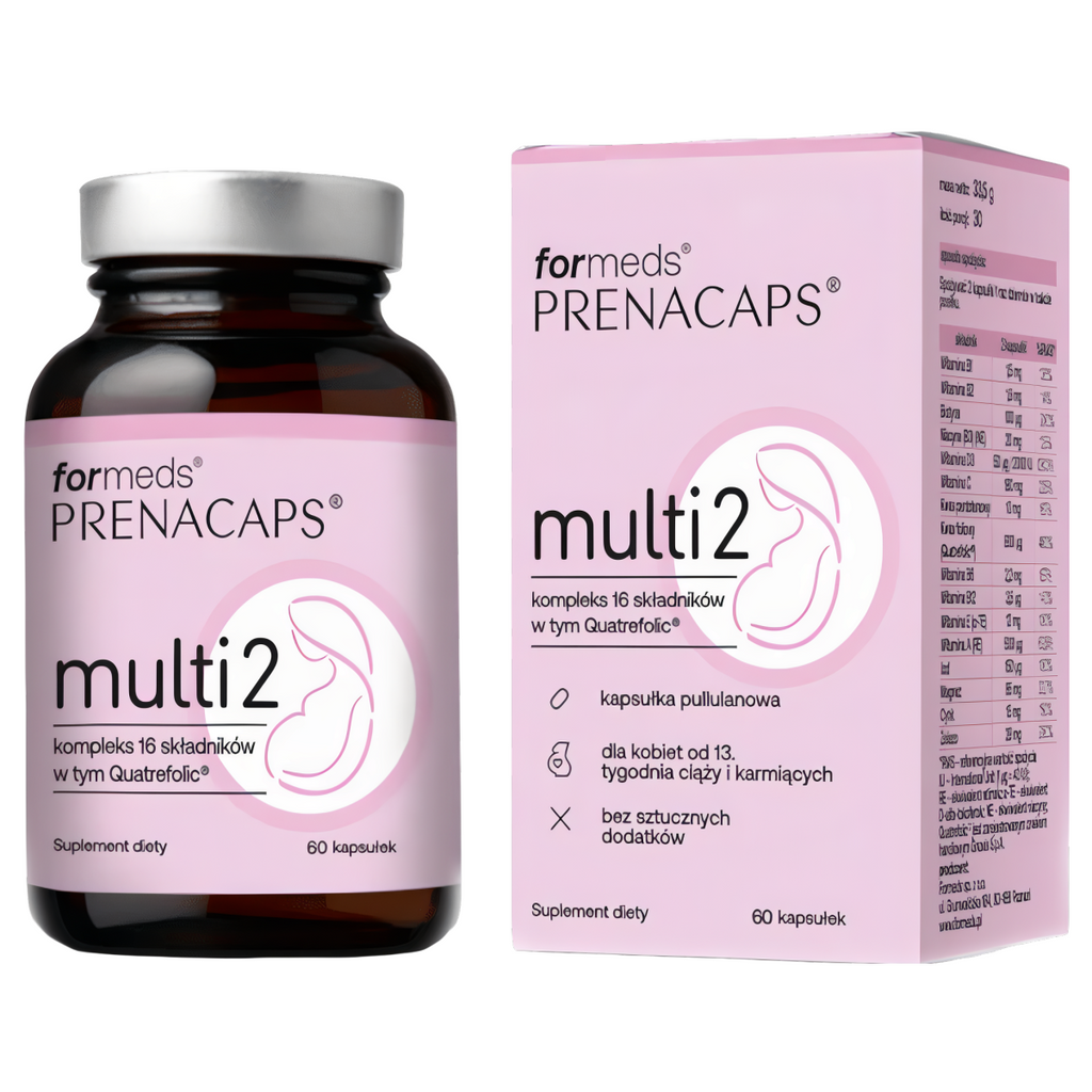 Multi 2 Formeds Prenacaps - Kompleks 16 składników aktywnych - 60 kapsułek