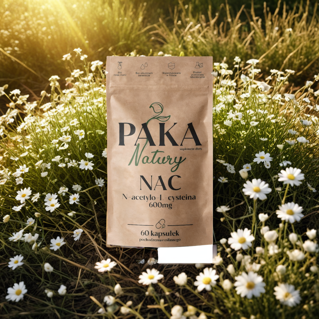 NAC Paka Natury - N-acetylo-L-cysteina - 60 kapsułek