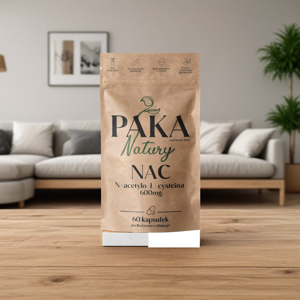NAC Paka Natury - N-acetylo-L-cysteina - 60 kapsułek