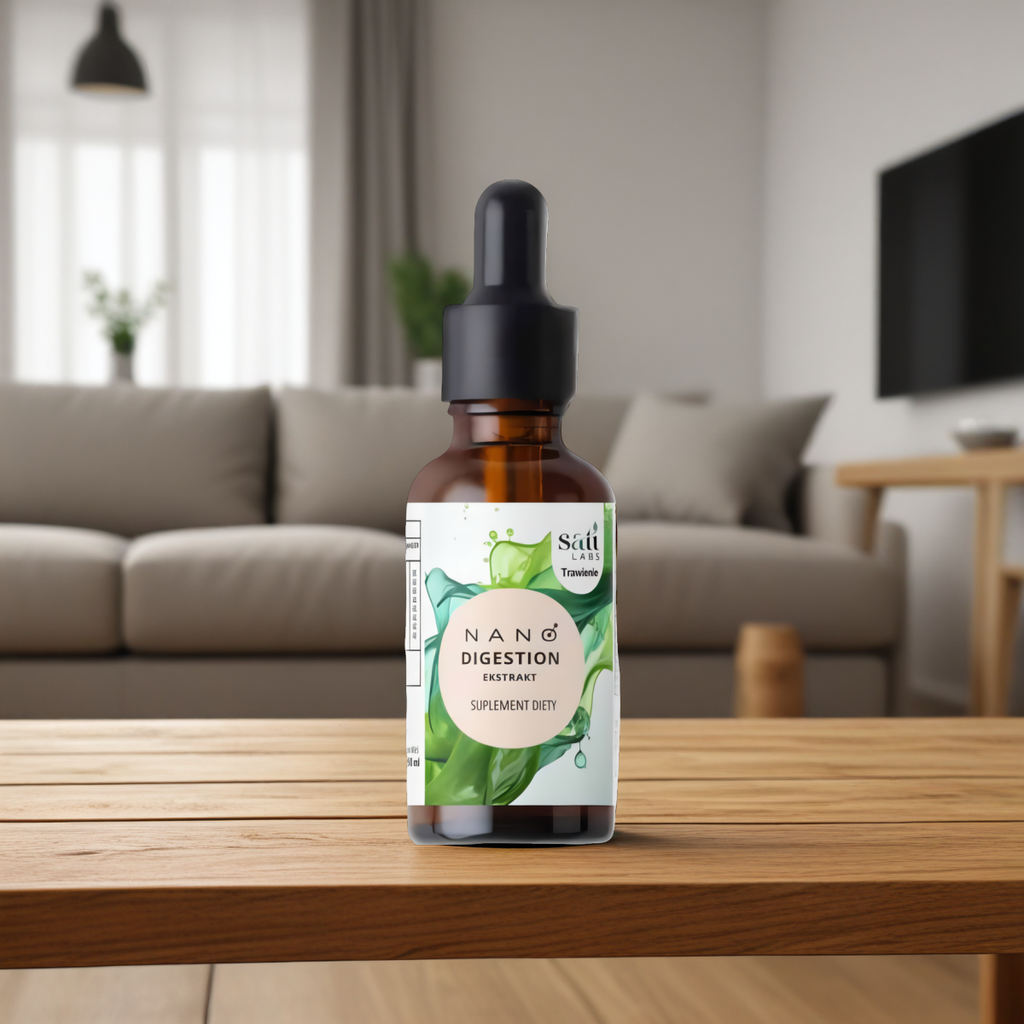 Nano Digestion SATI Labs - 8 ekstraktów wspomagających trawienie - 50 ml
