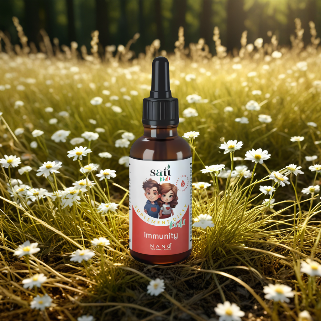 Nano Kids Immunity SATI Labs - Wspomaga naturalną odporność u dzieci - 50 ml