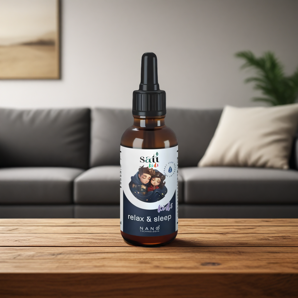 Nano Kids Relaks & Sen SATI Labs - Wspomaga spokojny sen u dzieci - 50 ml