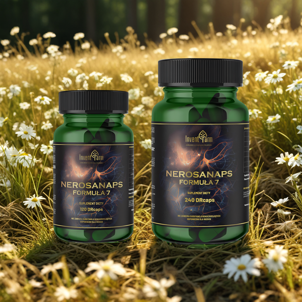 Nerosanaps Formuła 7 Invent Farm - 120 i 240 kapsułek (Opakowanie: 120-kapsulek)