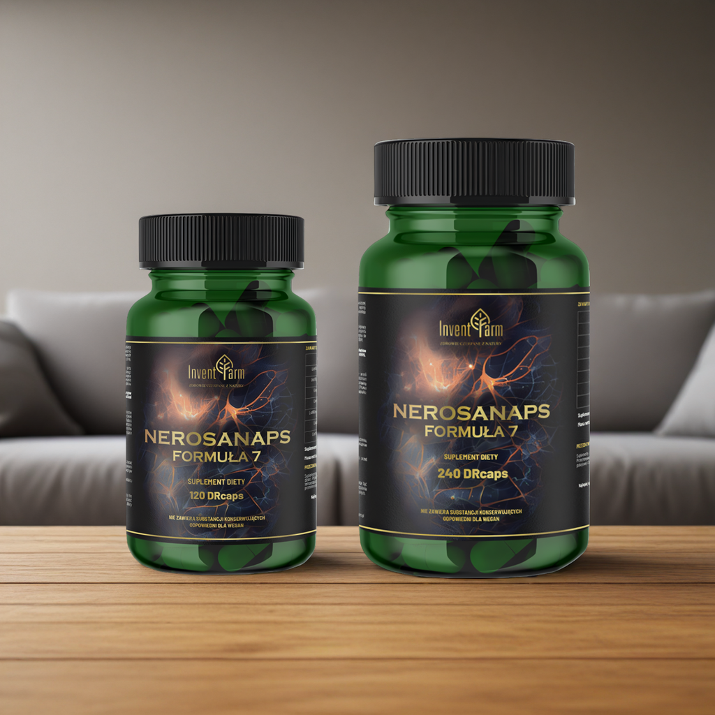 Nerosanaps Formuła 7 Invent Farm - 120 i 240 kapsułek (Opakowanie: 120-kapsulek)