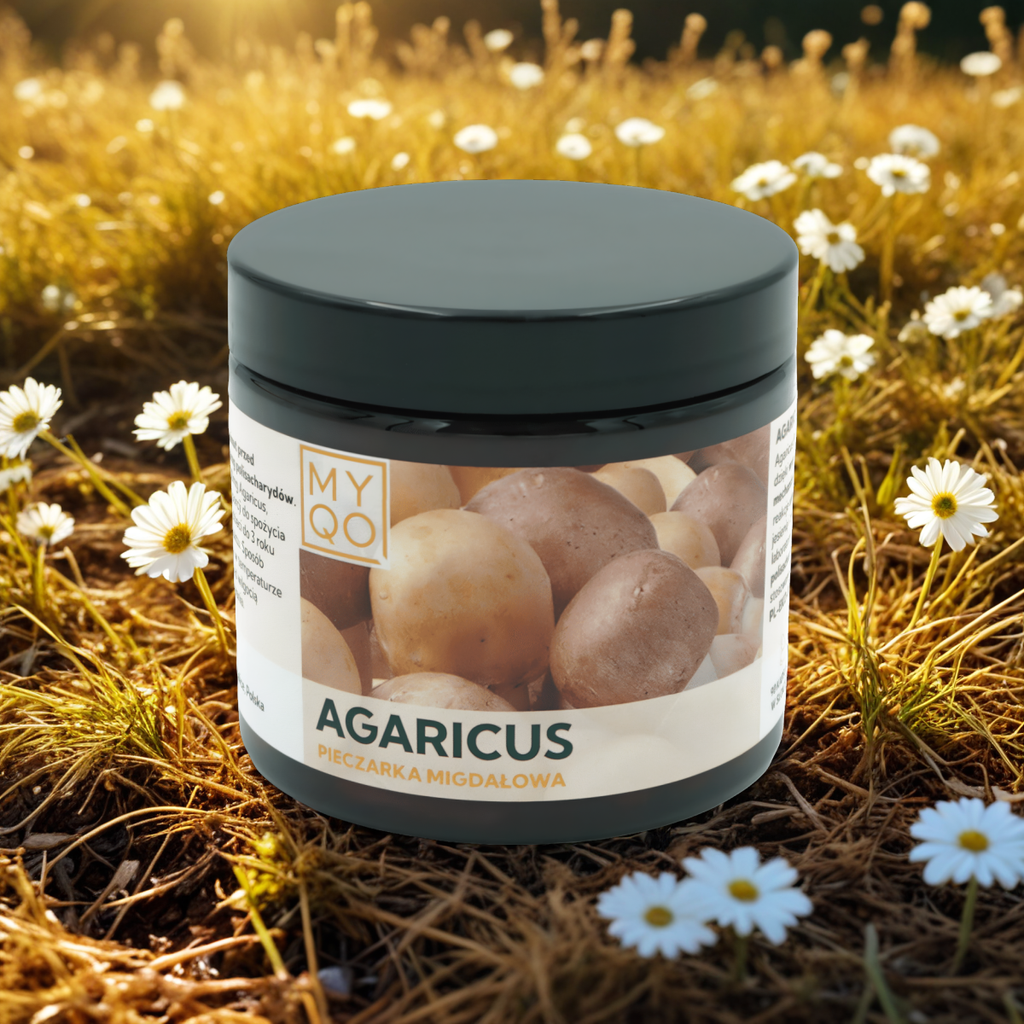 Pieczarka migdałowa Agaricus MYQO 500 mg 30% - 90 kapsuek
