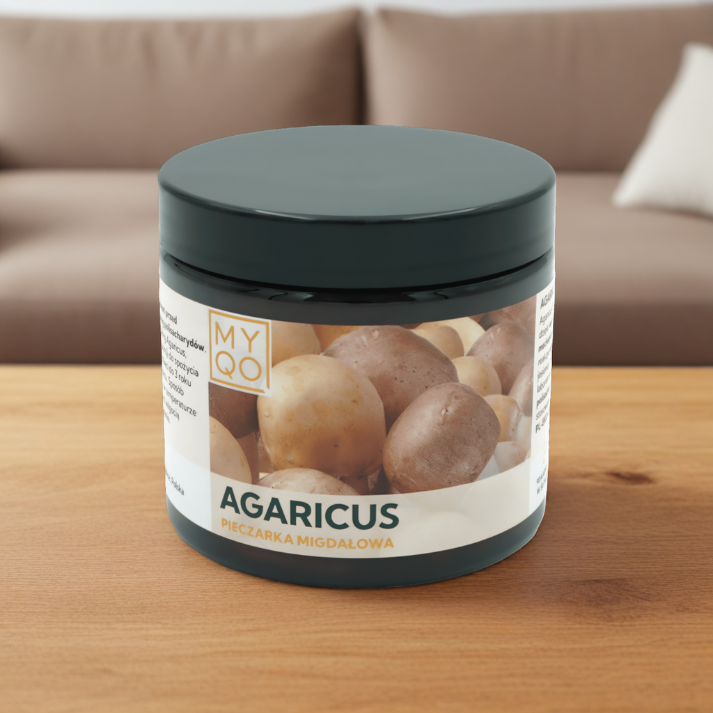 Pieczarka migdałowa Agaricus MYQO 500 mg 30% - 90 kapsuek