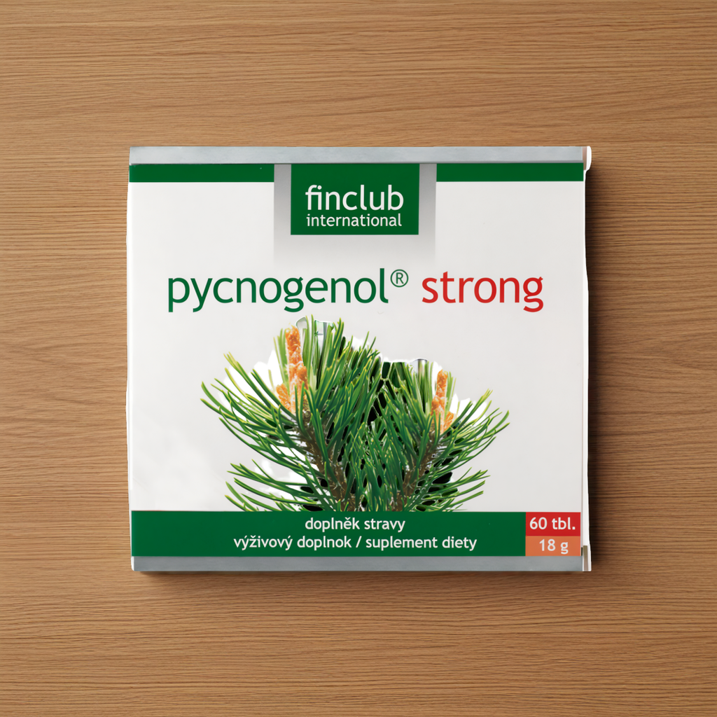 Pycnogenol Strong Finclub - Ekstrakt z kory sosny przybrzeżnej - 60 tabletek