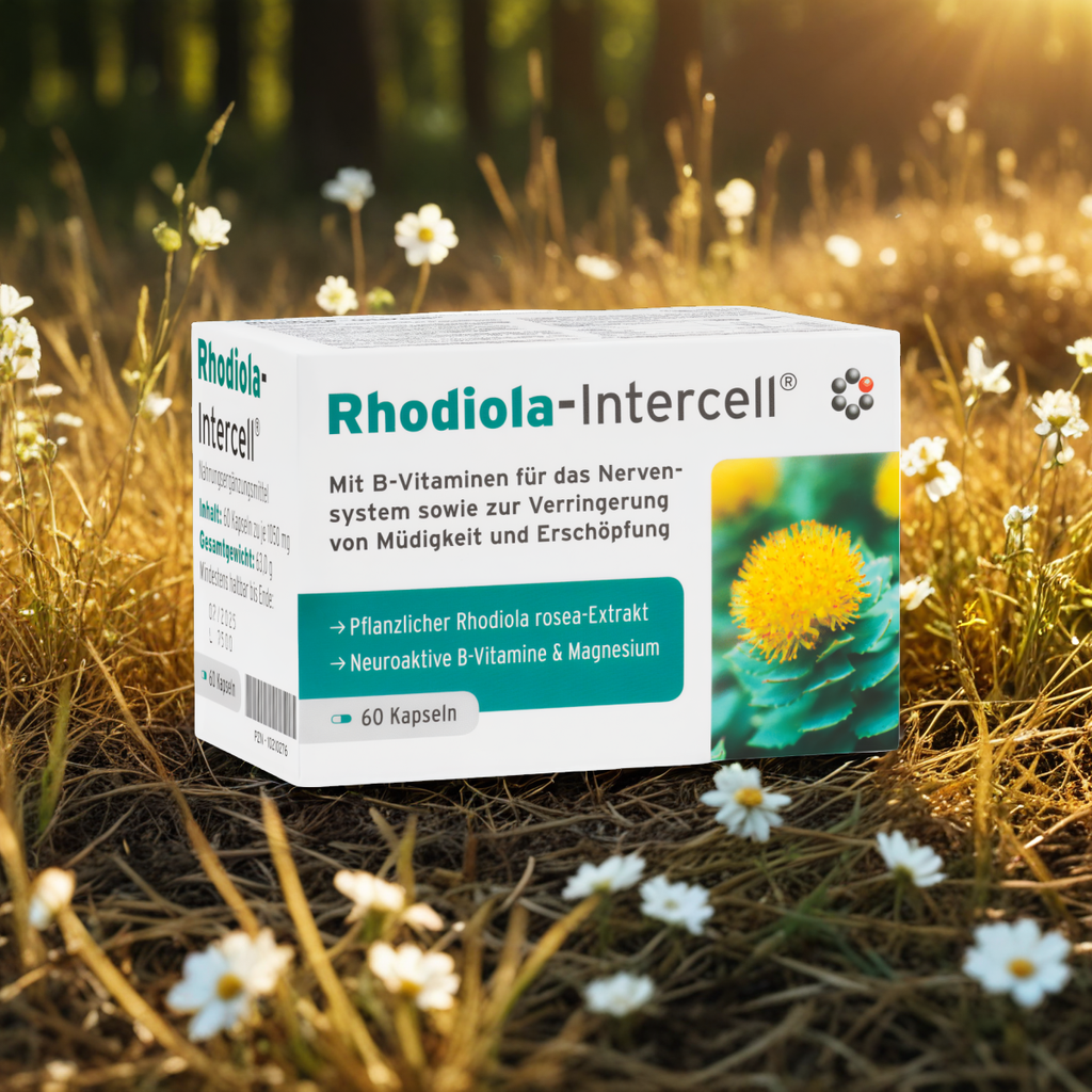 Rhodiola Intercell Mitopharma - Wyciąg z korzenia różeńca górskiego - 60 kapsułek