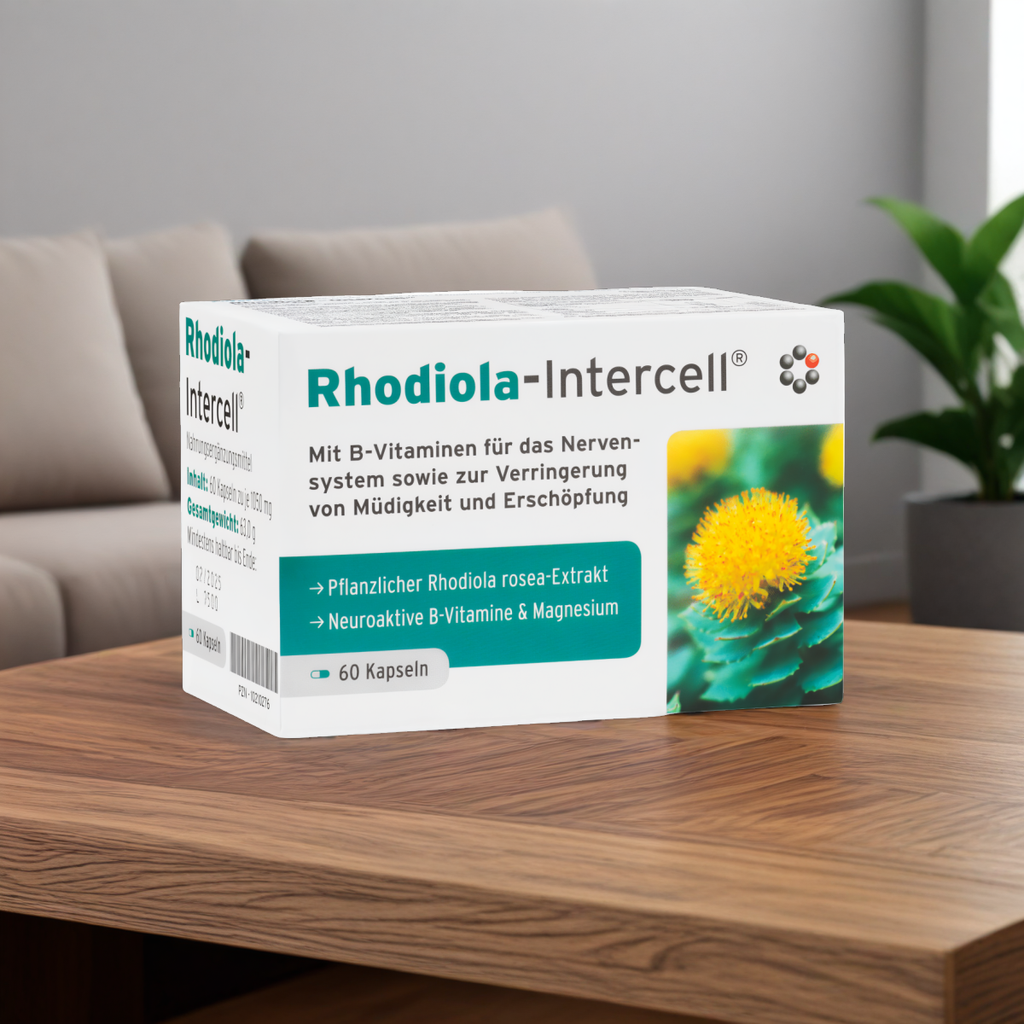 Rhodiola Intercell Mitopharma - Wyciąg z korzenia różeńca górskiego - 60 kapsułek