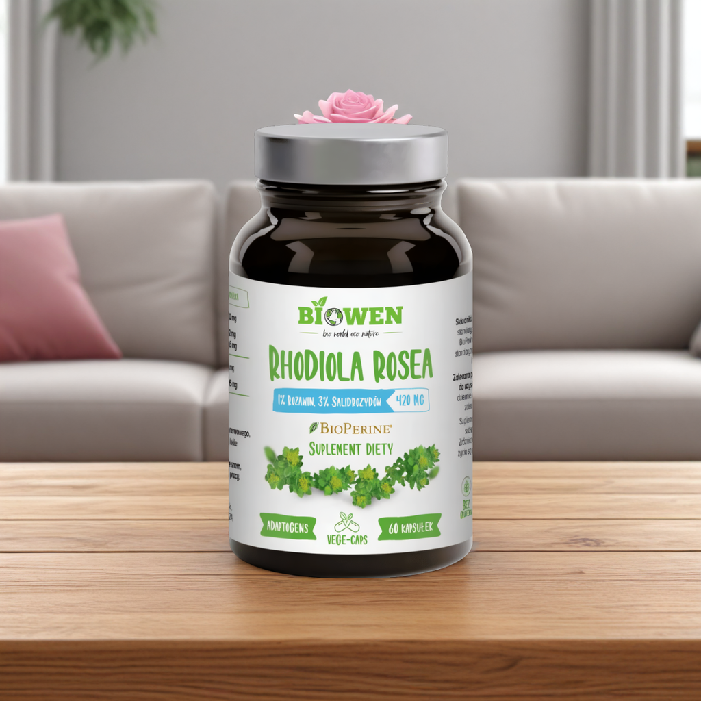 Rhodiola Rosea Biowen - Wsparcie układu trawiennego - 60 kapsułek