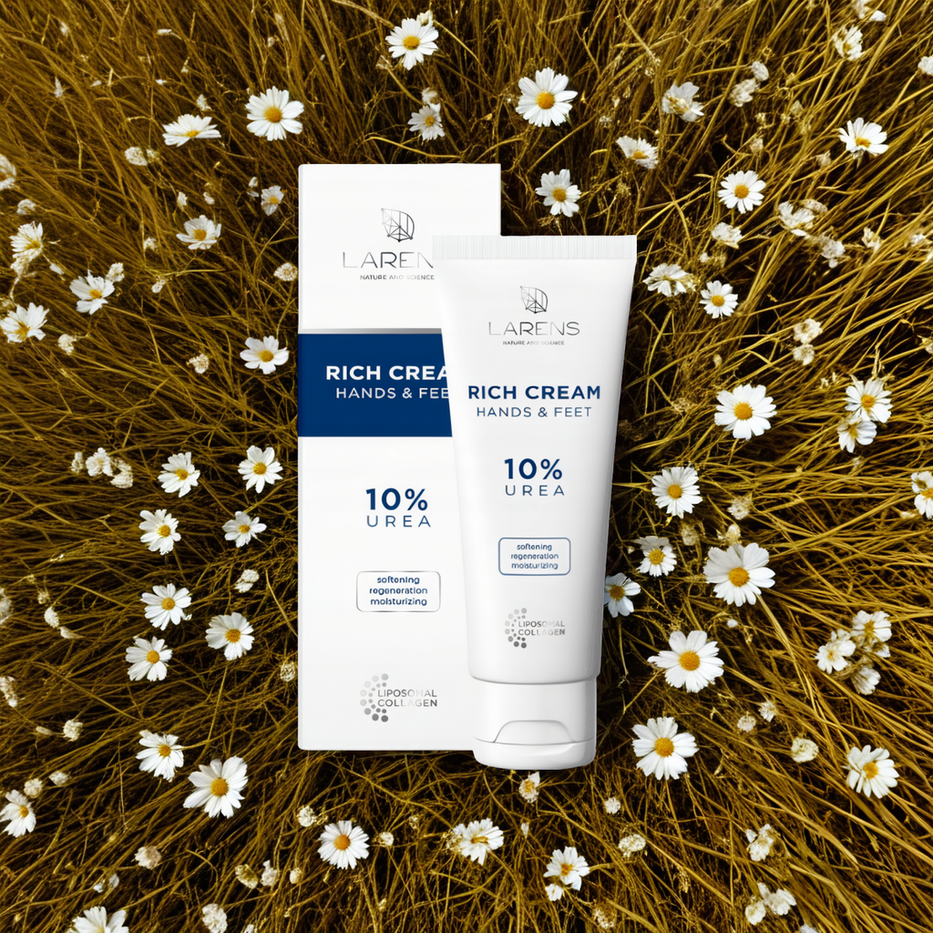 Rich cream Hands Feet LARENS WellU - Krem do skóry dłoni i stóp - 75 ml