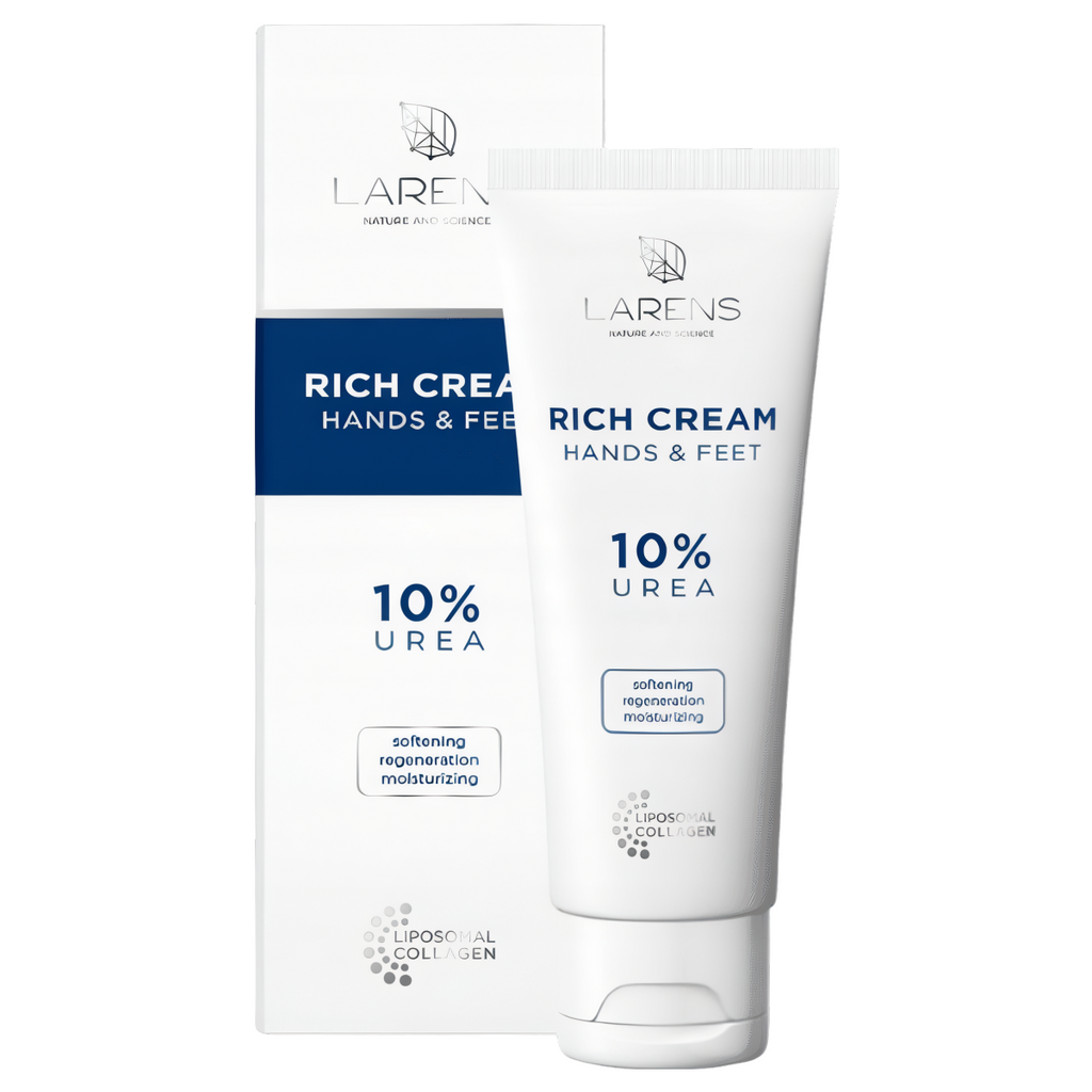 Rich cream Hands Feet LARENS WellU - Krem do skóry dłoni i stóp - 75 ml