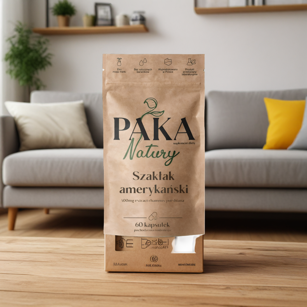 Szakłak Amerykański Paka Natury - Oczyszczanie jelit - 60 kapsułek