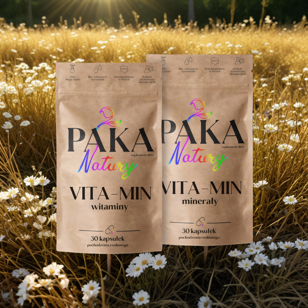 VITA-MIN Paka Natury - Witaminy i Minerały - 30+30 kapsułek