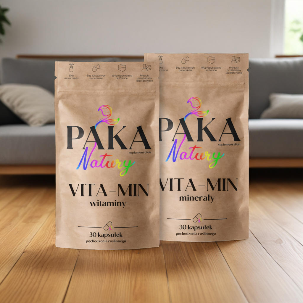 VITA-MIN Paka Natury - Witaminy i Minerały - 30+30 kapsułek