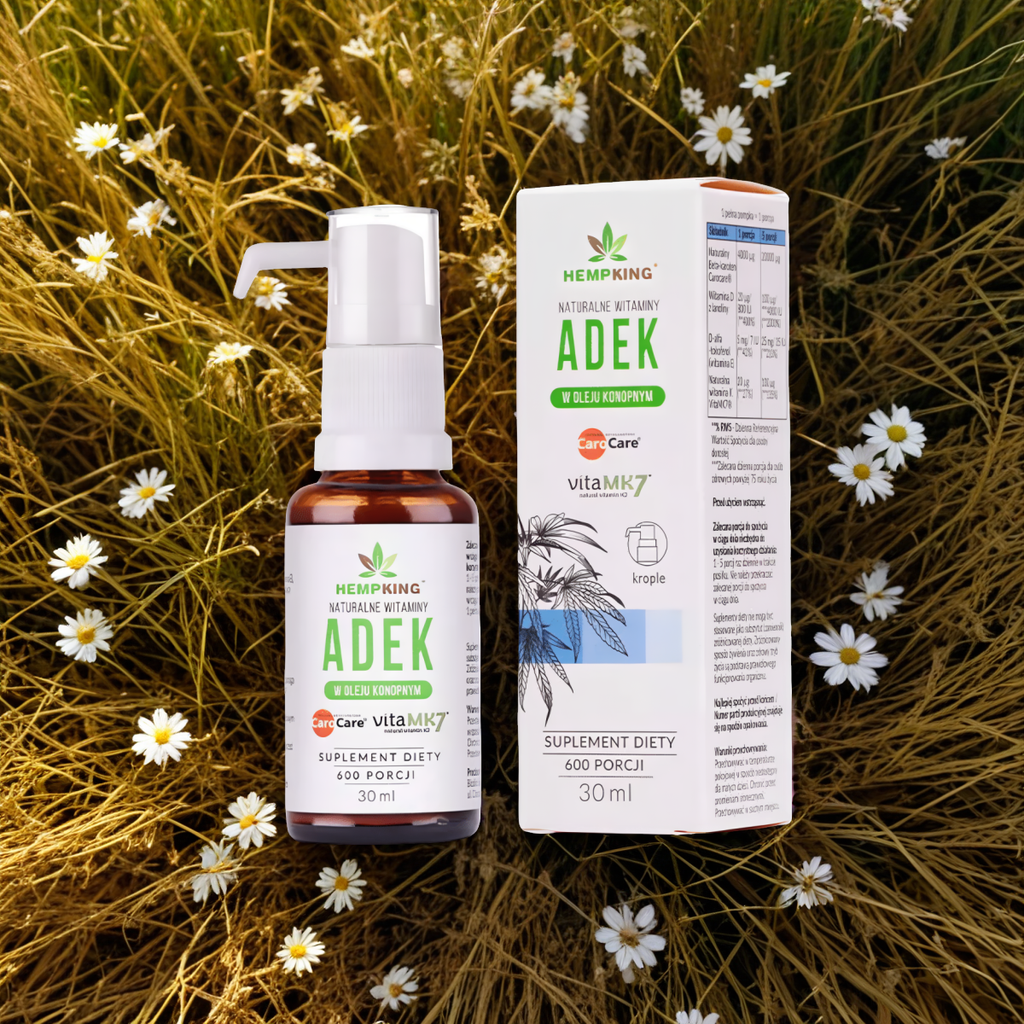 Witaminy ADEK HempKing - Kompleks witamin - 30 ml