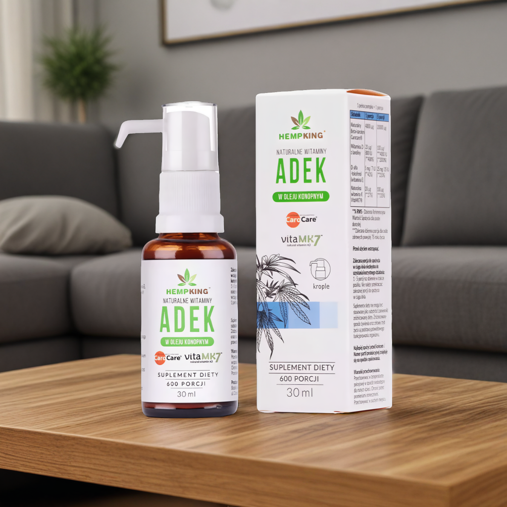 Witaminy ADEK HempKing - Kompleks witamin - 30 ml