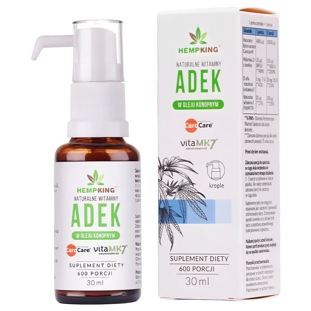 Witaminy ADEK HempKing - Kompleks witamin - 30 ml